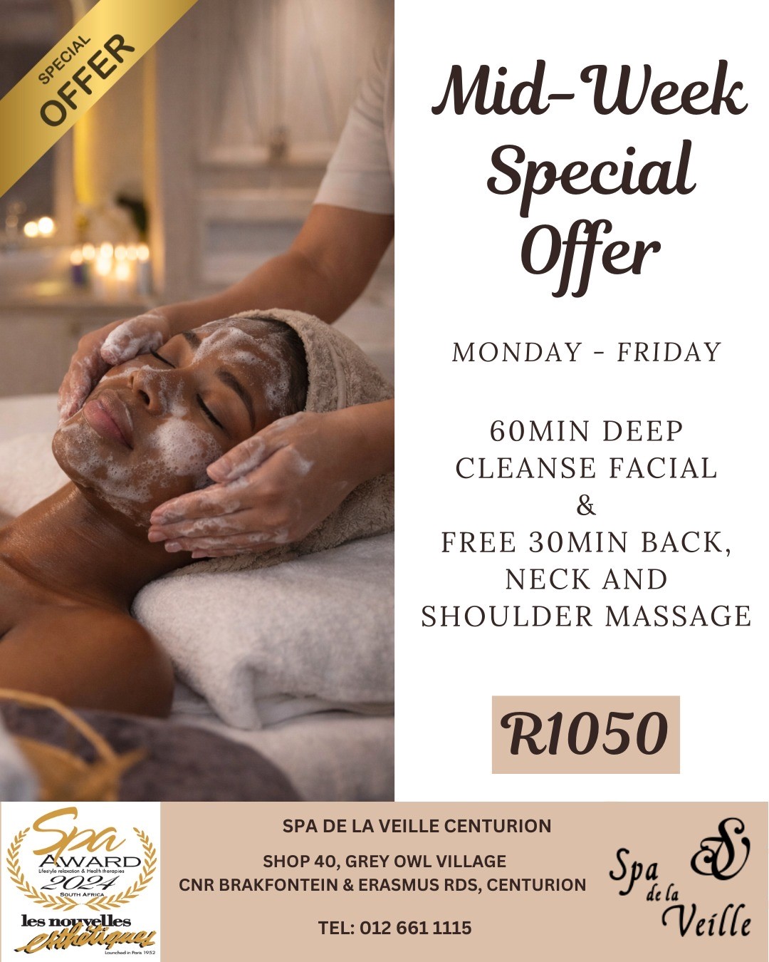 MIDWEEK FACIAL COMBO MARCH 2026